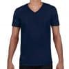 Navy Gildan SOFTSTYLE® ADULT V-NECK T-SHIRT Pólók/T-Shirt