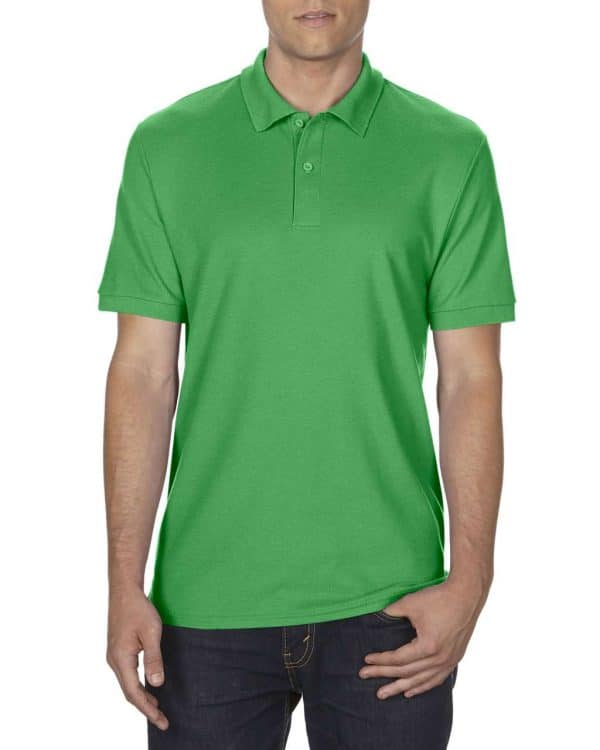 Irish Green Gildan DRYBLEND® ADULT DOUBLE PIQUÉ POLO Galléros pólók