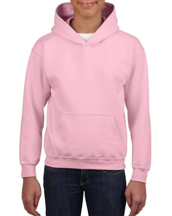 Light Pink Gildan HEAVY BLEND™ YOUTH HOODED SWEATSHIRT Gyermek ruházat