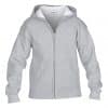 Sport Grey Gildan HEAVY BLEND™ YOUTH FULL ZIP HOODED SWEATSHIRT Gyermek ruházat