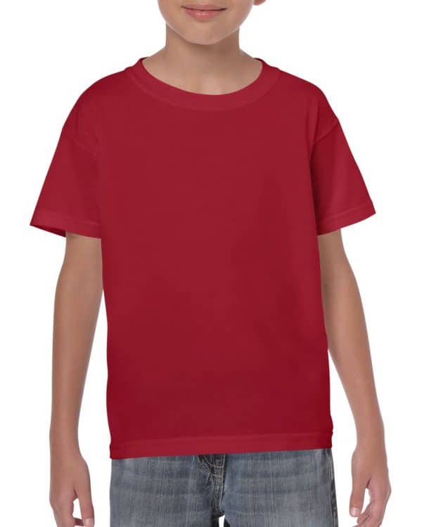 Cardinal Red Gildan HEAVY COTTON™ YOUTH T-SHIRT Gyermek ruházat