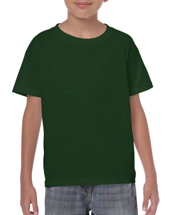 Forest Green Gildan HEAVY COTTON™ YOUTH T-SHIRT Gyermek ruházat