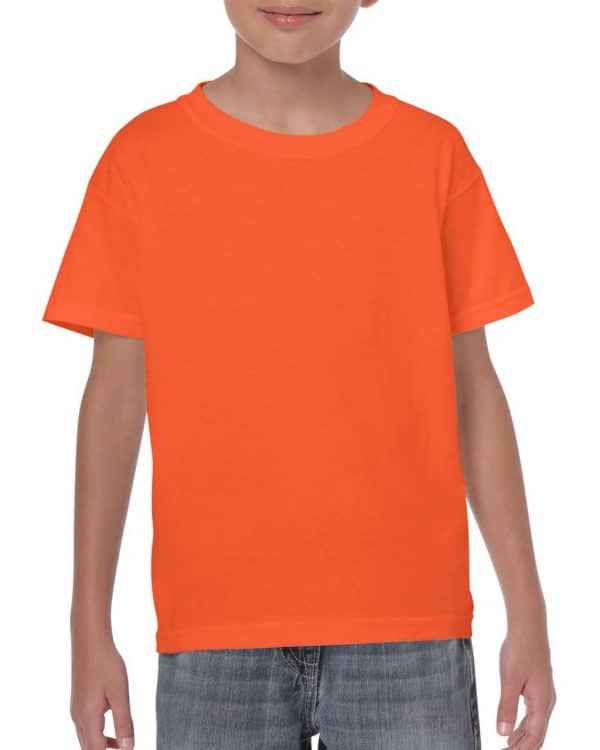 Orange Gildan HEAVY COTTON™ YOUTH T-SHIRT Gyermek ruházat