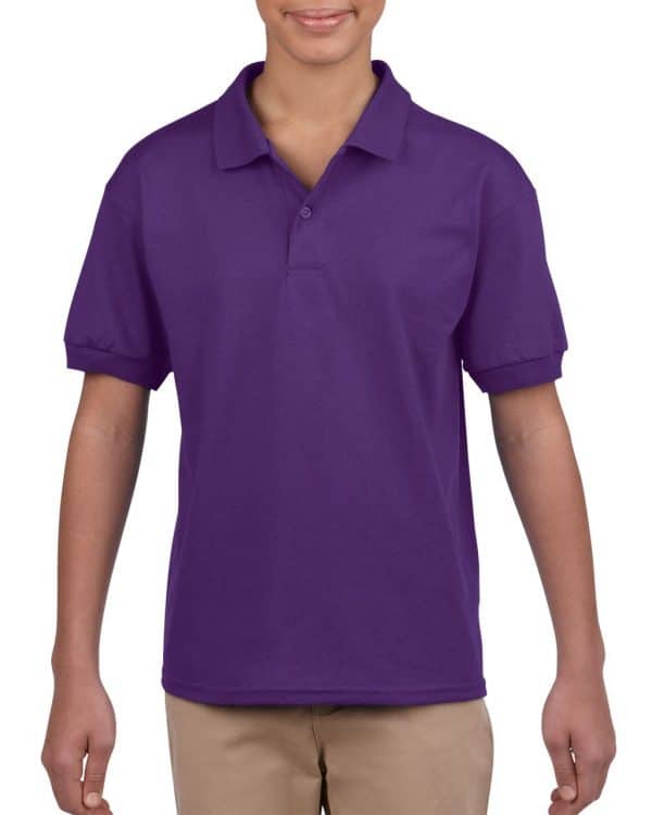 Purple Gildan DRYBLEND® YOUTH JERSEY POLO Gyermek ruházat