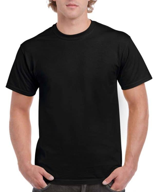 Black Gildan HAMMER ADULT T-SHIRT Pólók/T-Shirt