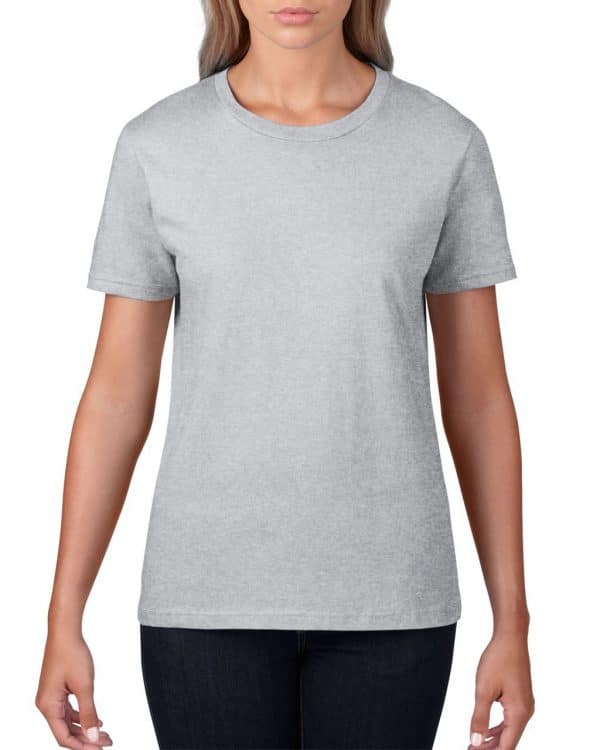 RS Sport Grey Gildan PREMIUM COTTON® LADIES' T-SHIRT Pólók/T-Shirt