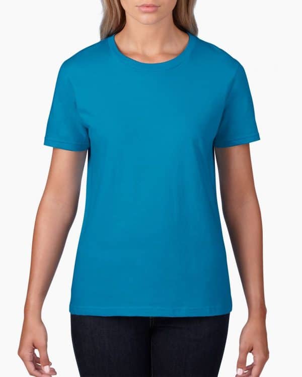 Sapphire Gildan PREMIUM COTTON® LADIES' T-SHIRT Pólók/T-Shirt