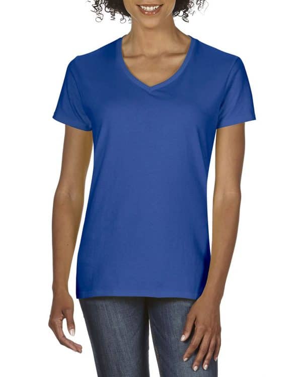 Royal Gildan PREMIUM COTTON® LADIES' V-NECK T-SHIRT Pólók/T-Shirt