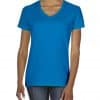 Sapphire Gildan PREMIUM COTTON® LADIES' V-NECK T-SHIRT Pólók/T-Shirt