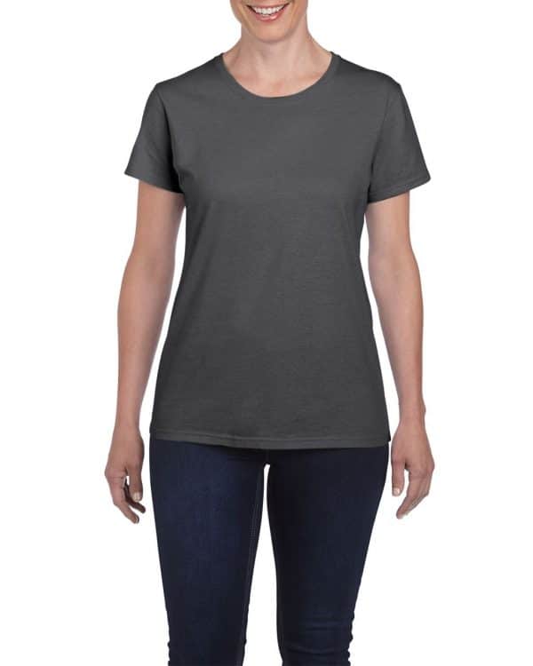Dark Heather Gildan HEAVY COTTON™  LADIES' T-SHIRT Pólók/T-Shirt