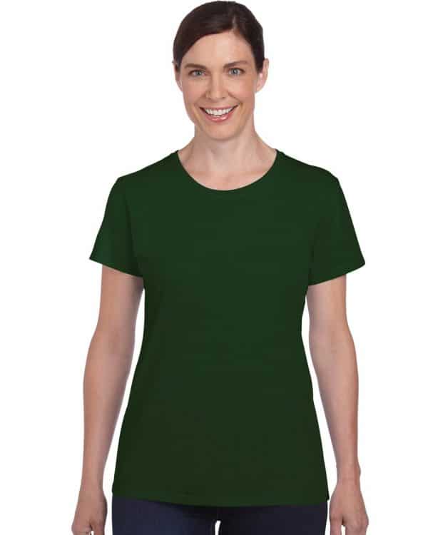 Forest Green Gildan HEAVY COTTON™  LADIES' T-SHIRT Pólók/T-Shirt
