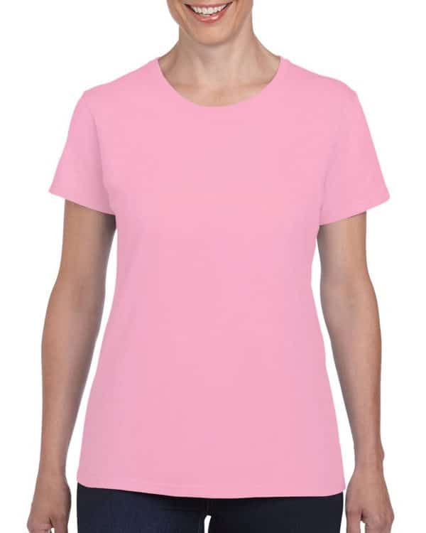 Light Pink Gildan HEAVY COTTON™  LADIES' T-SHIRT Pólók/T-Shirt