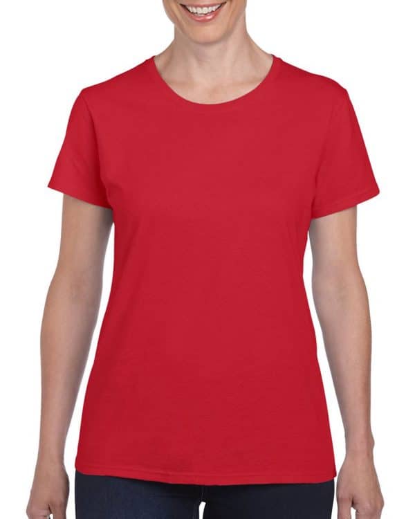 Red Gildan HEAVY COTTON™  LADIES' T-SHIRT Pólók/T-Shirt