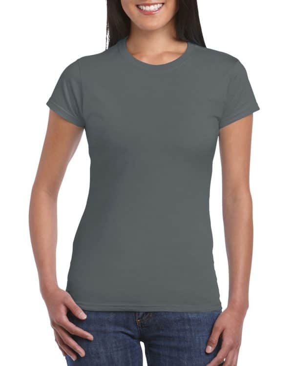 Charcoal Gildan SOFTSTYLE® LADIES' T-SHIRT Pólók/T-Shirt