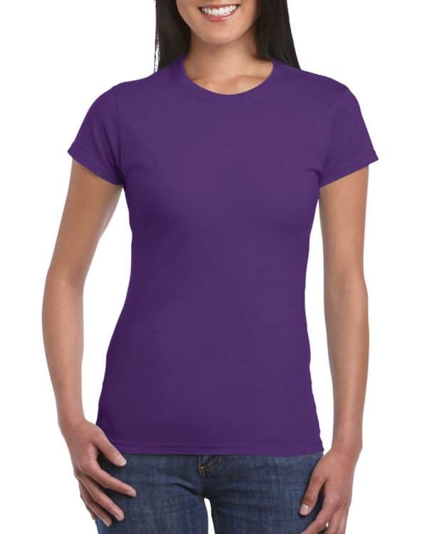 Purple Gildan SOFTSTYLE® LADIES' T-SHIRT Pólók/T-Shirt