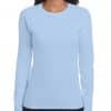 Light Blue Gildan SOFTSTYLE® LADIES' LONG SLEEVE T-SHIRT Pólók/T-Shirt