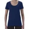 Navy Gildan SOFTSTYLE® LADIES' DEEP SCOOP T-SHIRT Pólók/T-Shirt
