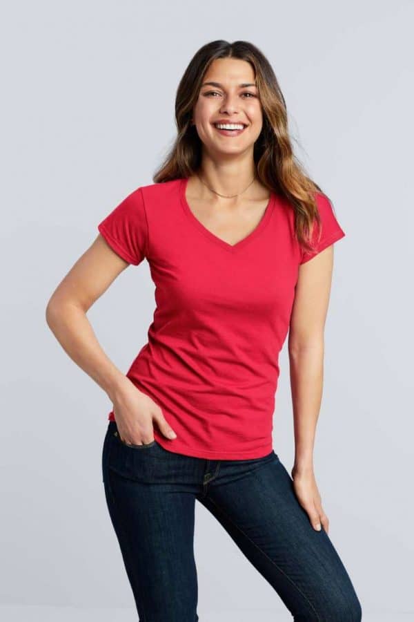 Gildan SOFTSTYLE® LADIES' V-NECK T-SHIRT Pólók/T-Shirt