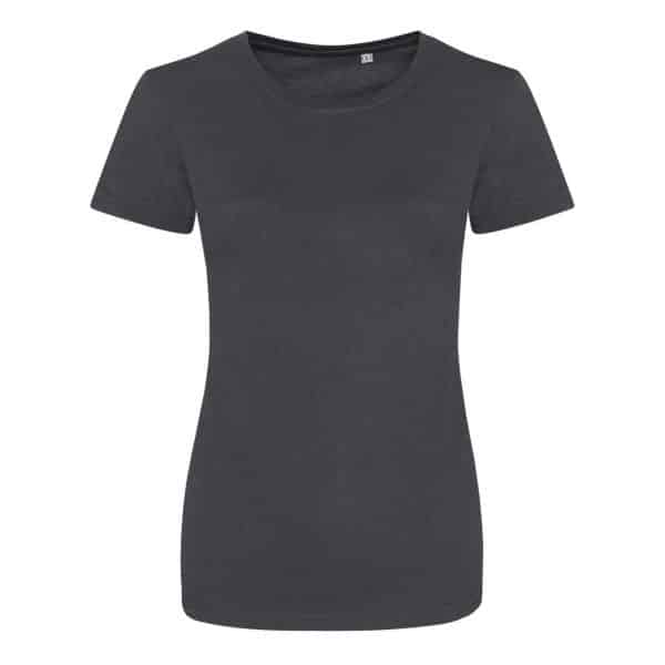 Heather Charcoal Just Ts GIRLIE TRI-BLEND T Pólók/T-Shirt