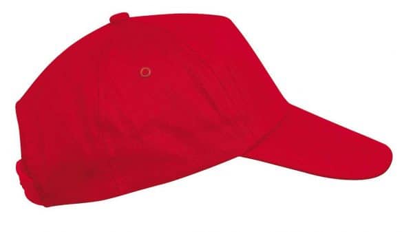 Red K-UP FIRST KIDS - KIDS' 5 PANEL CAP Gyermek ruházat