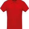 Red Kariban MEN'S ORGANIC PIQUÉ SHORT-SLEEVED POLO SHIRT Galléros pólók
