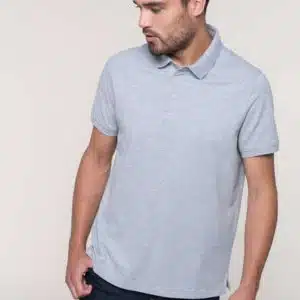 Kariban MEN'S SHORT SLEEVE STUD POLO SHIRT Galléros pólók
