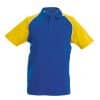Royal Blue/Yellow Kariban BASEBALL - SHORT-SLEEVED POLO SHIRT Galléros pólók