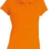 Orange Kariban LADIES' SHORT-SLEEVED POLO SHIRT Galléros pólók