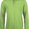 Lime Kariban MEN'S LONG-SLEEVED POLO SHIRT Galléros pólók