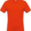 Orange Kariban MEN'S SHORT-SLEEVED PIQUÉ POLO SHIRT Galléros pólók