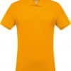 Yellow Kariban MEN'S SHORT-SLEEVED PIQUÉ POLO SHIRT Galléros pólók