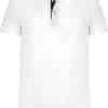 White/Navy Kariban MEN'S TWO-TONE JERSEY POLO SHIRT Galléros pólók