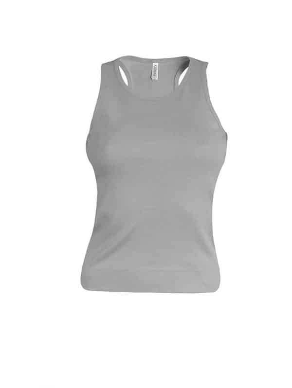 Light Grey Kariban ANGELINA - LADIES' VEST Pólók/T-Shirt