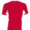 Red/White Kariban TIGER - SHORT-SLEEVED TWO-TONE T-SHIRT Pólók/T-Shirt