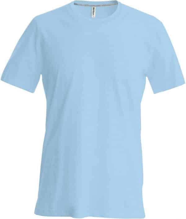 Sky Blue Kariban SHORT SLEEVE CREW NECK T-SHIRT Pólók/T-Shirt