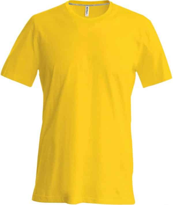 Yellow Kariban SHORT SLEEVE CREW NECK T-SHIRT Pólók/T-Shirt