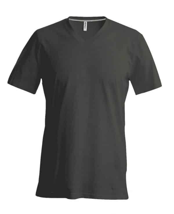 Forest Green Kariban MEN'S SHORT SLEEVE V-NECK T-SHIRT Pólók/T-Shirt