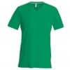 Kelly Green Kariban MEN'S SHORT SLEEVE V-NECK T-SHIRT Pólók/T-Shirt