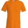 Orange Kariban MEN'S SHORT SLEEVE V-NECK T-SHIRT Pólók/T-Shirt