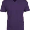 Purple Kariban MEN'S SHORT SLEEVE V-NECK T-SHIRT Pólók/T-Shirt