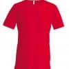 Red Kariban MEN'S SHORT SLEEVE V-NECK T-SHIRT Pólók/T-Shirt