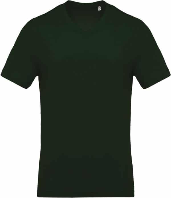 Forest Green Kariban MEN'S SHORT-SLEEVED V-NECK T-SHIRT Pólók/T-Shirt