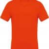 Orange Kariban MEN'S SHORT-SLEEVED V-NECK T-SHIRT Pólók/T-Shirt