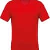 Red Kariban MEN'S SHORT-SLEEVED V-NECK T-SHIRT Pólók/T-Shirt