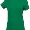 Kelly Green Kariban LADIES' SHORT SLEEVE CREW NECK T-SHIRT Pólók/T-Shirt