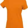 Orange Kariban LADIES' SHORT SLEEVE CREW NECK T-SHIRT Pólók/T-Shirt