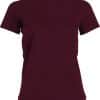 Wine Kariban LADIES' SHORT SLEEVE CREW NECK T-SHIRT Pólók/T-Shirt