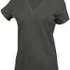 Forest Green Kariban LADIES' SHORT SLEEVE V-NECK T-SHIRT Pólók/T-Shirt