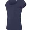 Navy Kariban LADIES’ BOAT NECK SHORT SLEEVE T-SHIRT Pólók/T-Shirt