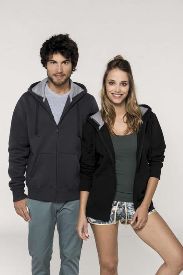 Kariban FULL ZIP HOODED SWEATSHIRT Pulóverek